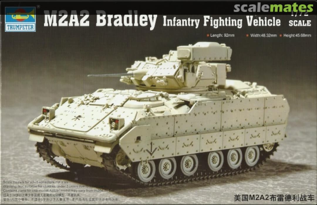 Boxart M2A2 Bradley 07296 Trumpeter