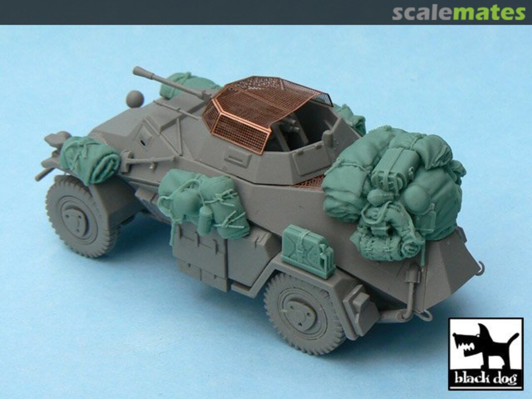 Boxart Sd.Kfz. 222 accessories set T48028 Black Dog