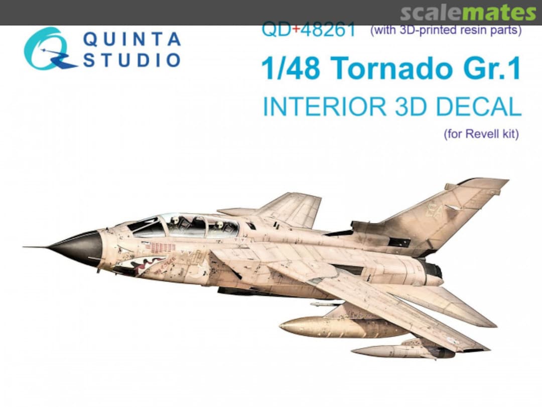 Boxart Tornado GR.1 interior 3D decal (with 3D-printed resin parts) QD+48261 Quinta Studio