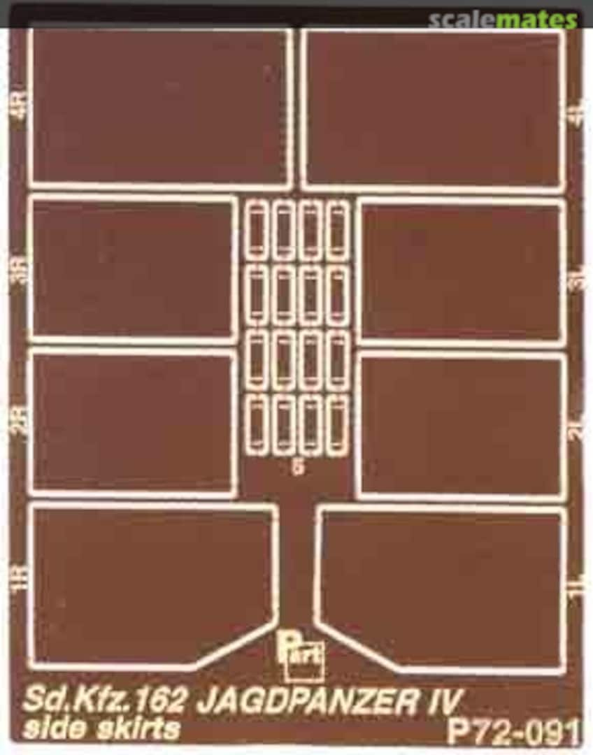 Boxart Sd.Kfz.162 side skirts P72-091 Part