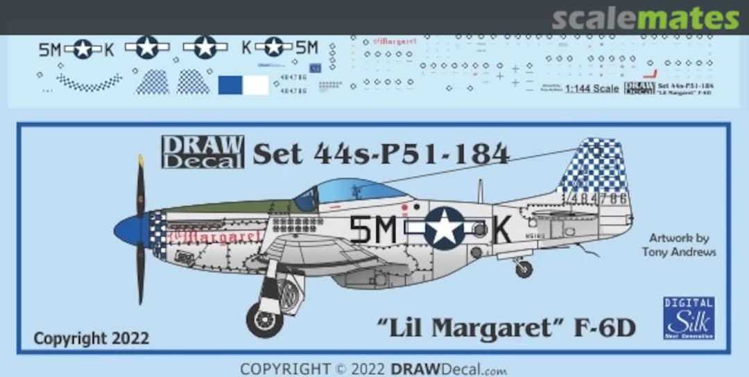 Boxart “Lil’ Margaret” F-6D 44-P51-184 Draw Decal