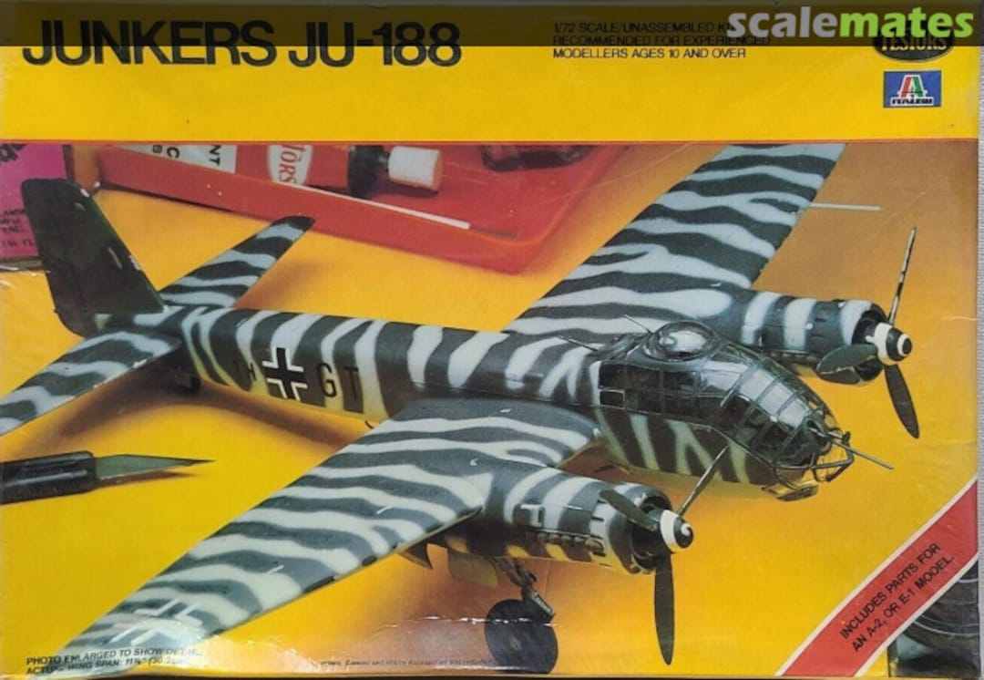 Boxart Junkers Ju-188 878 Testors/Italeri