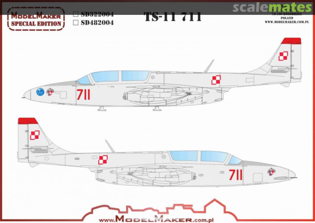 Boxart TS-11 Iskra 711 SD322004 ModelMaker