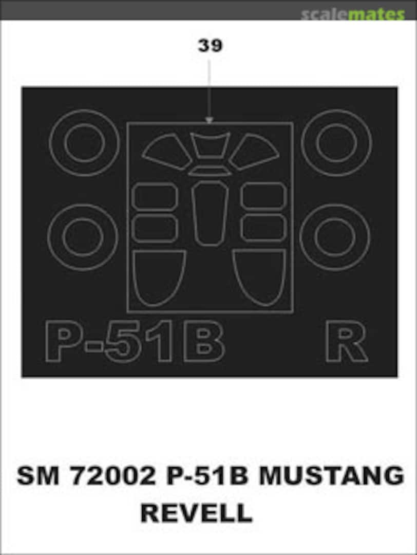 Boxart P-51B Mustang SM72002 Montex