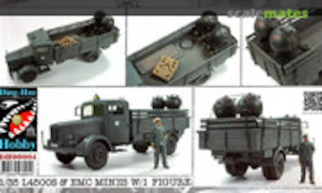 1:35 Büssing NAG L4500S &amp; EMC Mines w/Figure (Ding-Hao Hobby DH96004)