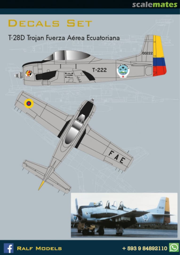 Boxart T-28D Trojan RM 008-72-2 Ralf Models