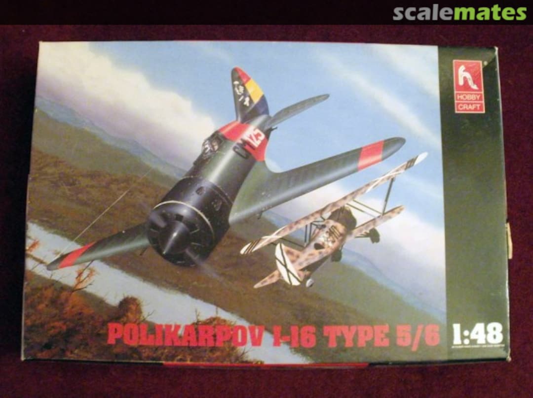 Boxart Polikarpov I-16 Type 5/6 HC1535 Hobbycraft