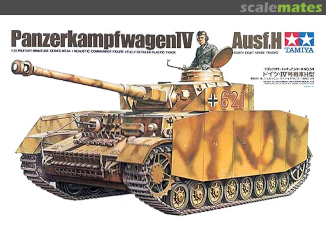 Boxart Panzerkampfwagen IV Ausf.H 35054 Tamiya