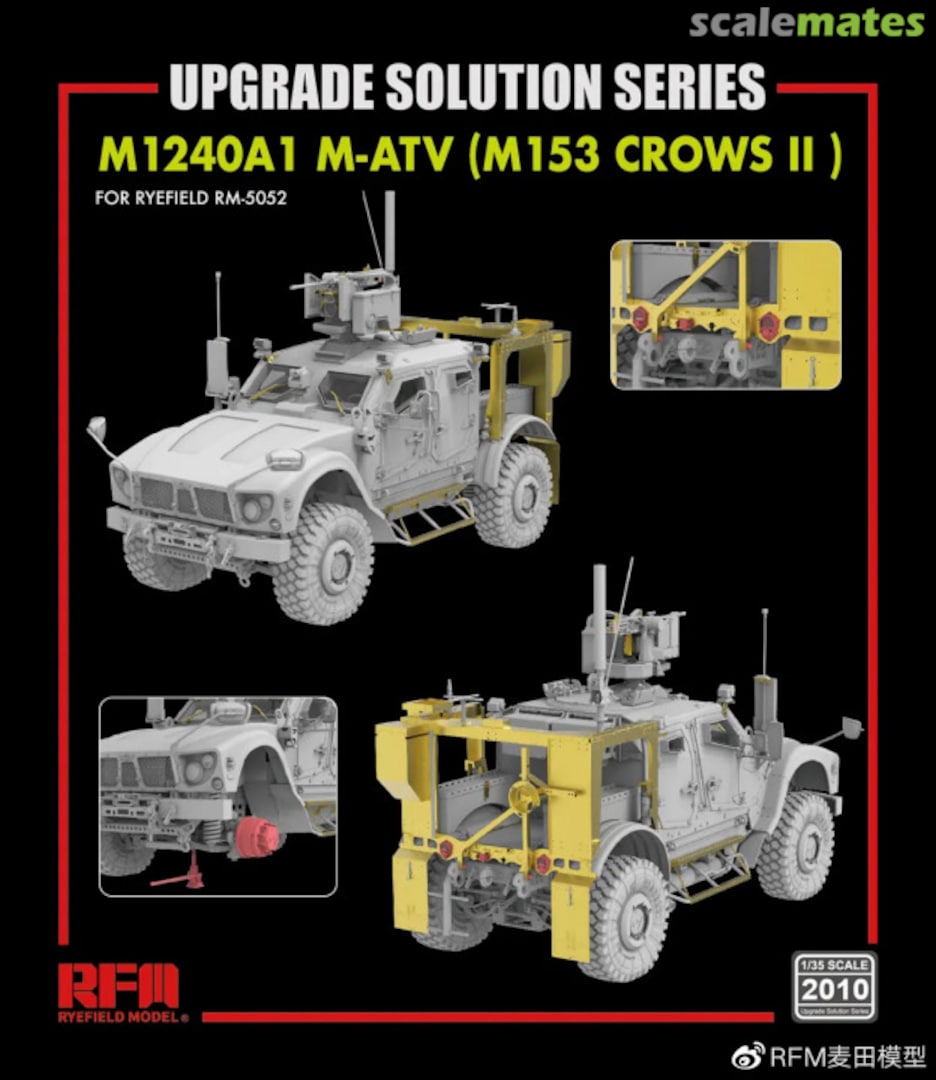 Boxart M1240A1 M-ATV (M153 CROWS II) upgrade set RM-2010 Rye Field Model