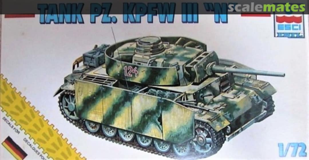 Boxart Pz. Kpfw III "N" 8325 ESCI/ERTL