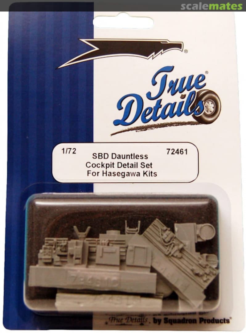 Boxart SBD Dauntless Cockpit Detail Set 72461 True Details