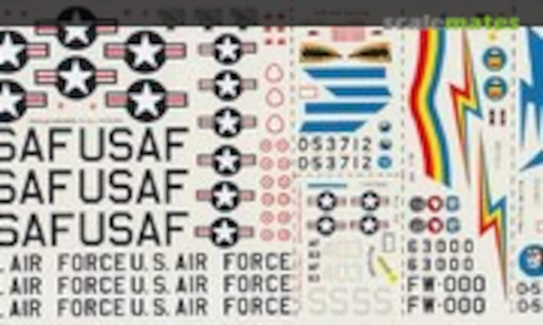 1:72 North American F-100D Super Sabre (Modeldecal 3)