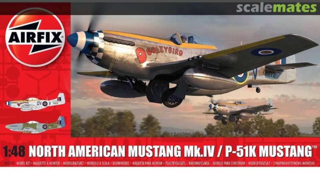 Boxart North American Mustang Mk.IV P-51K Mustang A05137 Airfix