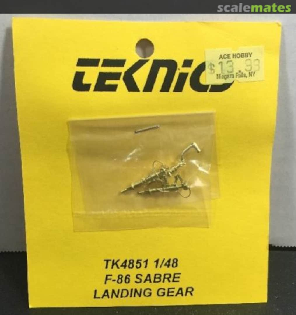 Boxart F-86F Landing Gear TK4851 Teknics