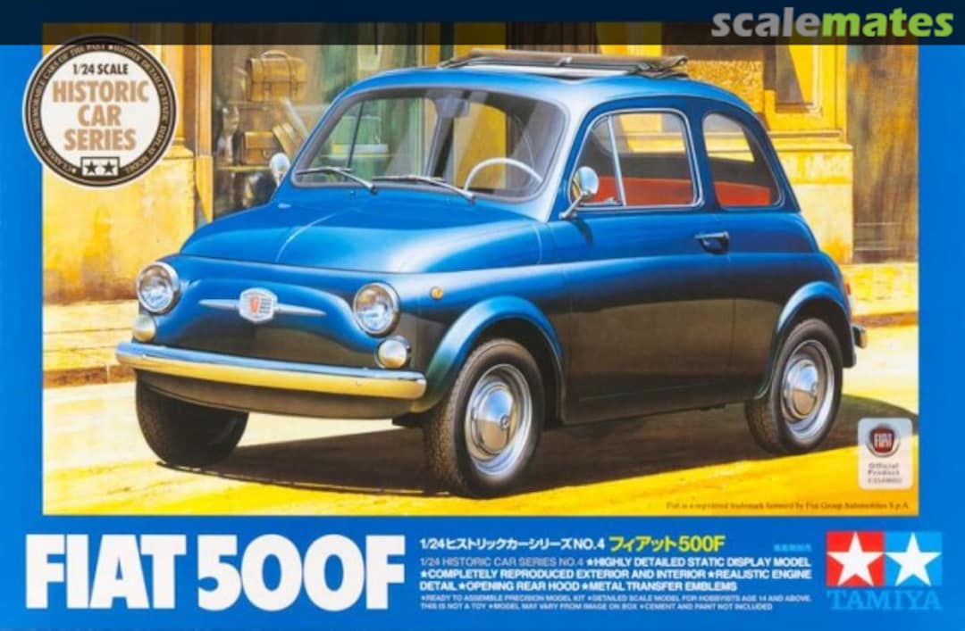 Boxart Fiat 500F 89655 Tamiya