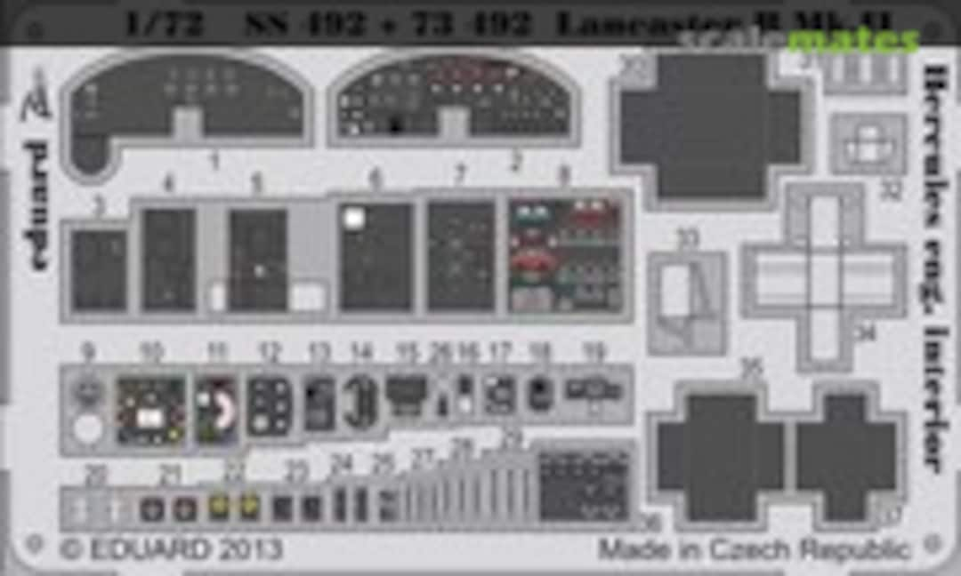 1:72 Lancaster B Mk.II interior S. A. (Eduard SS492)