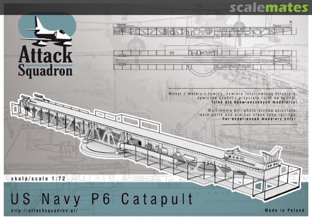 Boxart US Navy P6 Catapult 72001 Attack Squadron