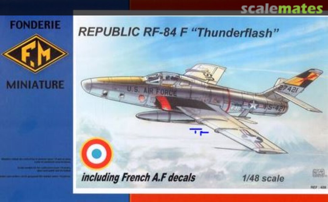 Boxart Republic RF-84 F "Thunderflash" 409 Fonderie Miniature