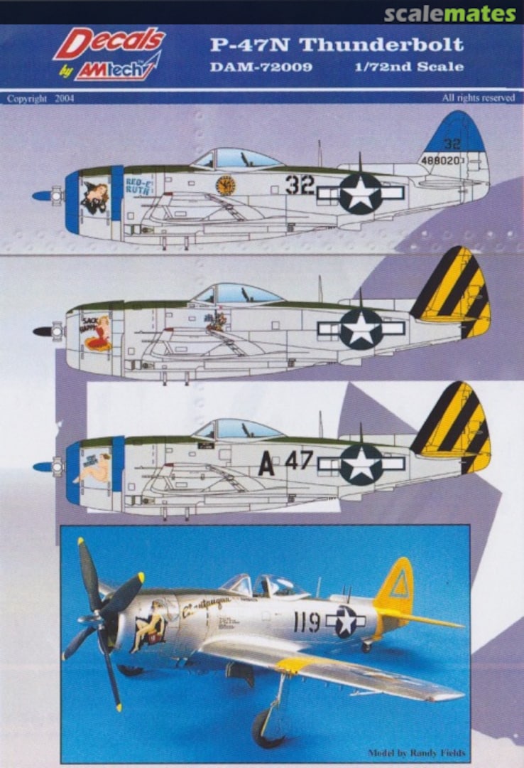 Boxart P-47N Thunderbolt DAM-72009 AMtech