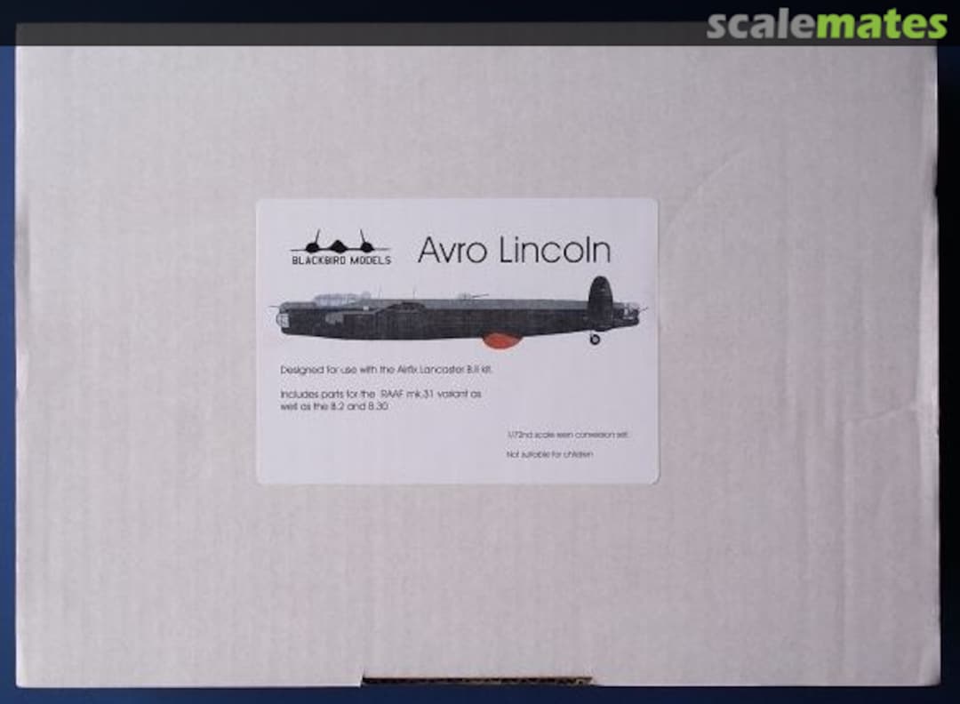 Boxart Avro Lincoln Conversion Set BMA72007 Blackbird Models