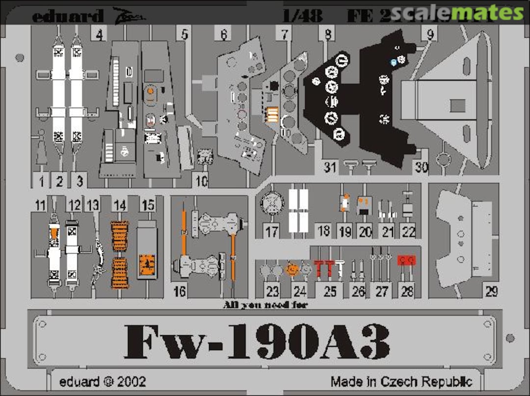 Boxart Fw 190A-3 FE214 Eduard