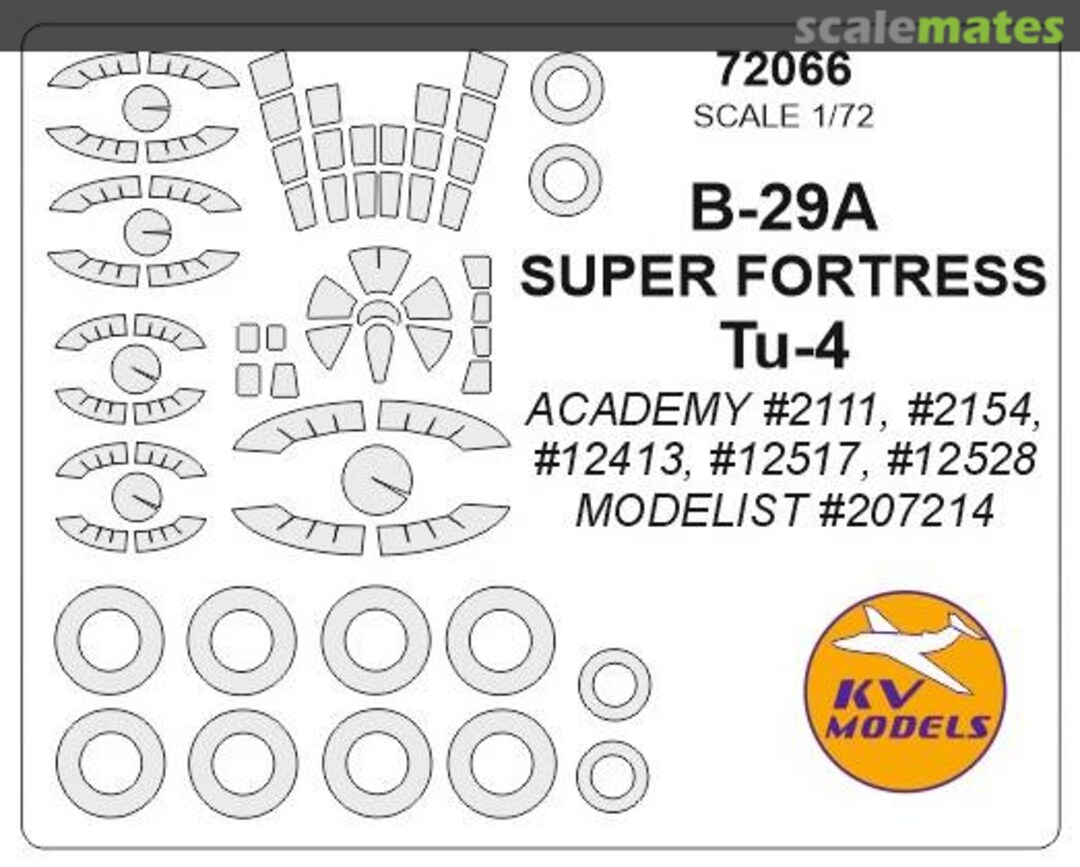 Boxart B-29A Superfortress / Tu-4 72066 KV Models