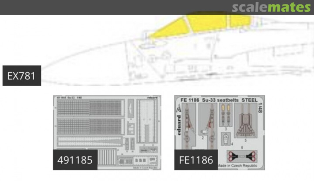 Contents Su-33 BIG49294 Eduard