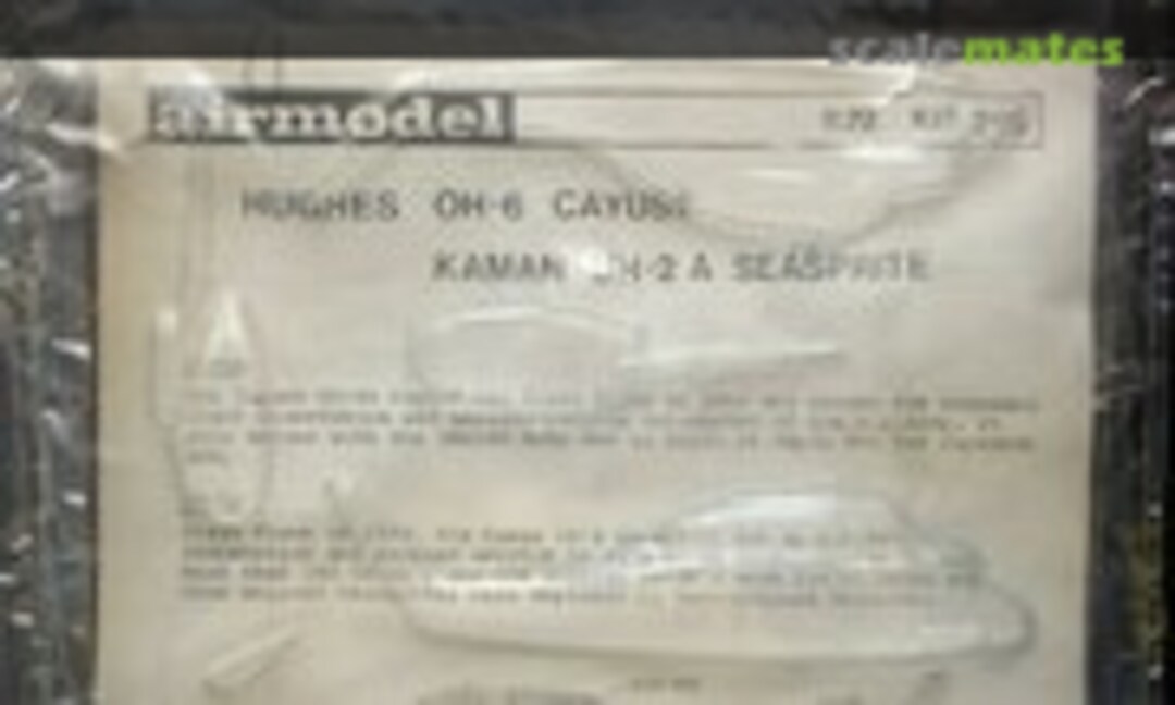 1:72 Hughes OH-6 Cayuse, Kaman UH-2A Seasprite (Airmodel 216)