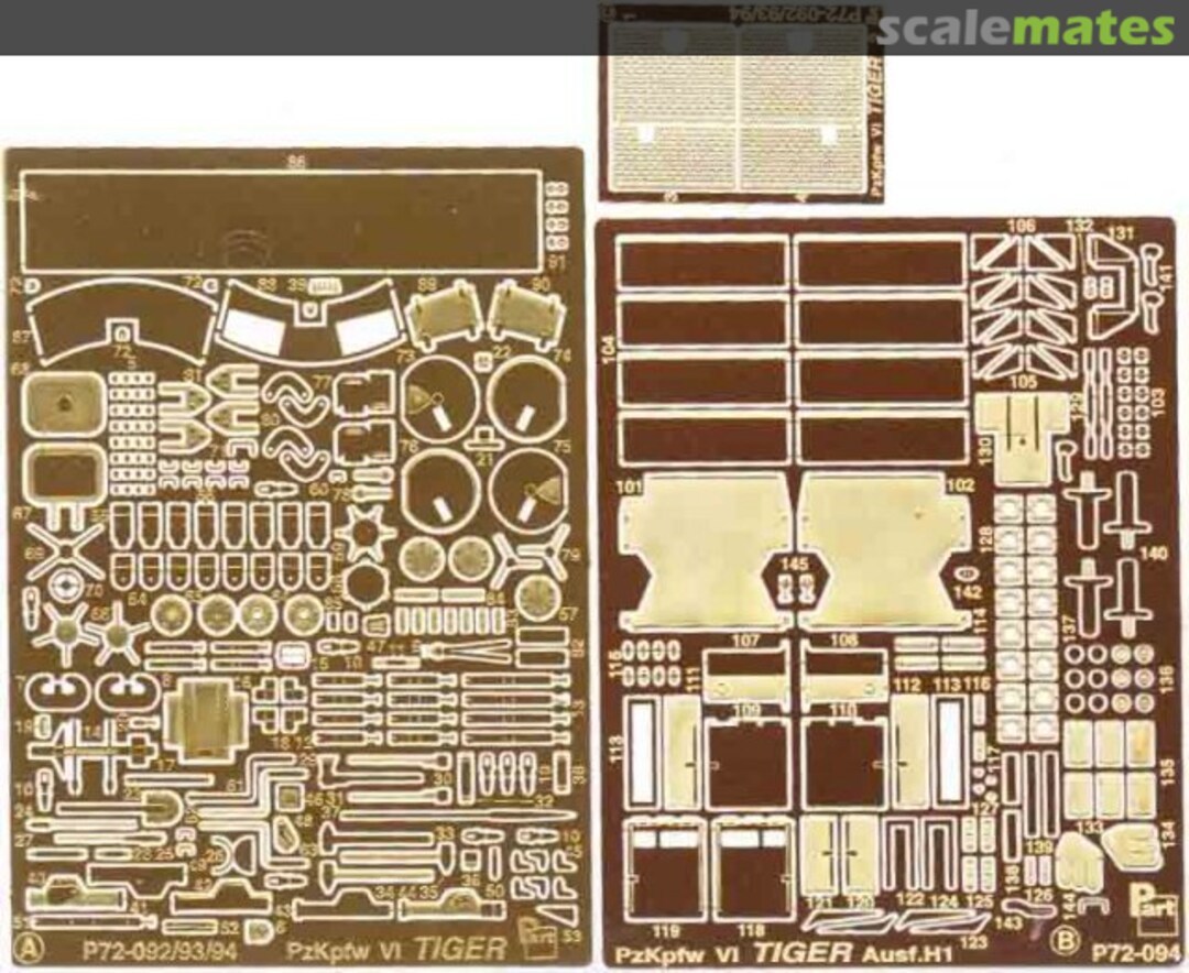 Boxart Tiger Ausf.H1 P72-094 Part