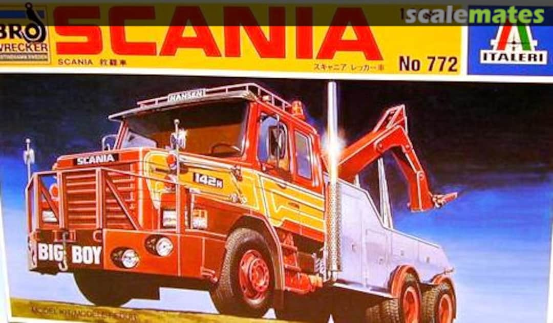 Boxart Scania Wrecker 772 Italeri