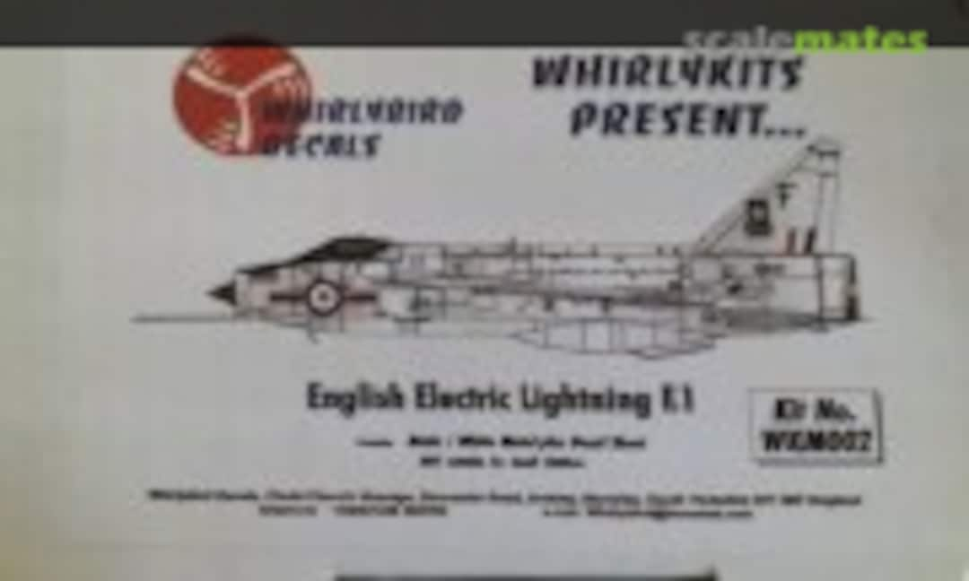 1:72 English Electric Lightning F.1 (Whirlykits WKM002)