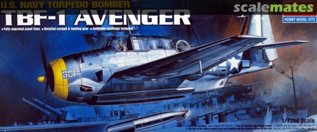 Boxart TBF-1 Avenger 1651 Academy