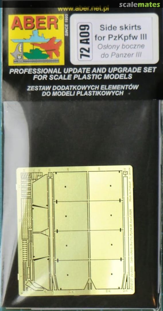 Boxart Side skirts for PzKpfw III 72A09 Aber