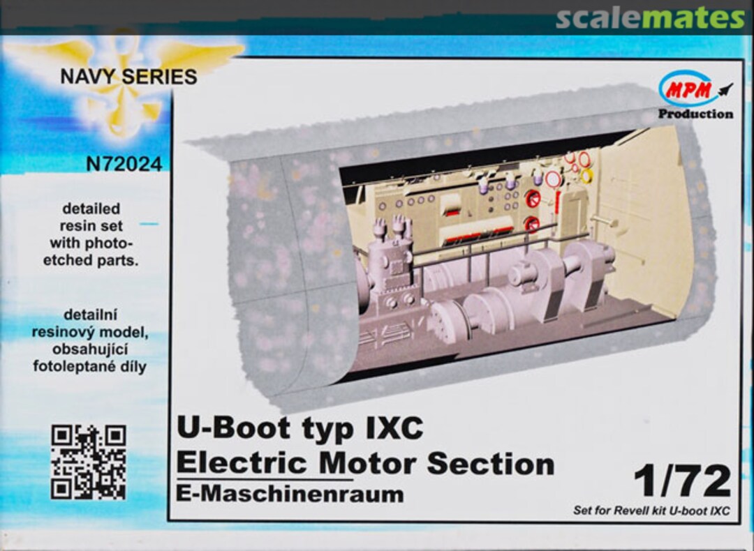 Boxart U-Boot IX electric motor section N72024 CMK