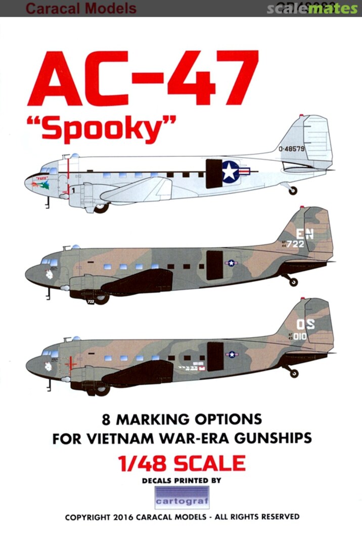 Boxart AC-47 "Spooky" CD48083 Caracal Models