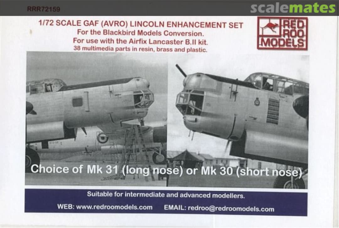 Boxart Lincoln Enhancement Set RRR72159 Red Roo Models