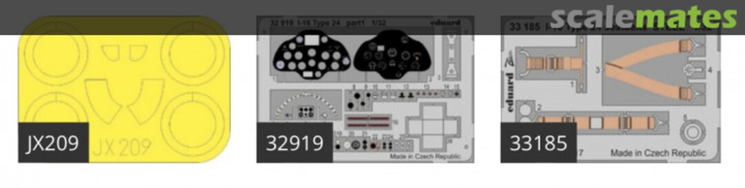 Contents I-16 Type 24 BIG3386 Eduard