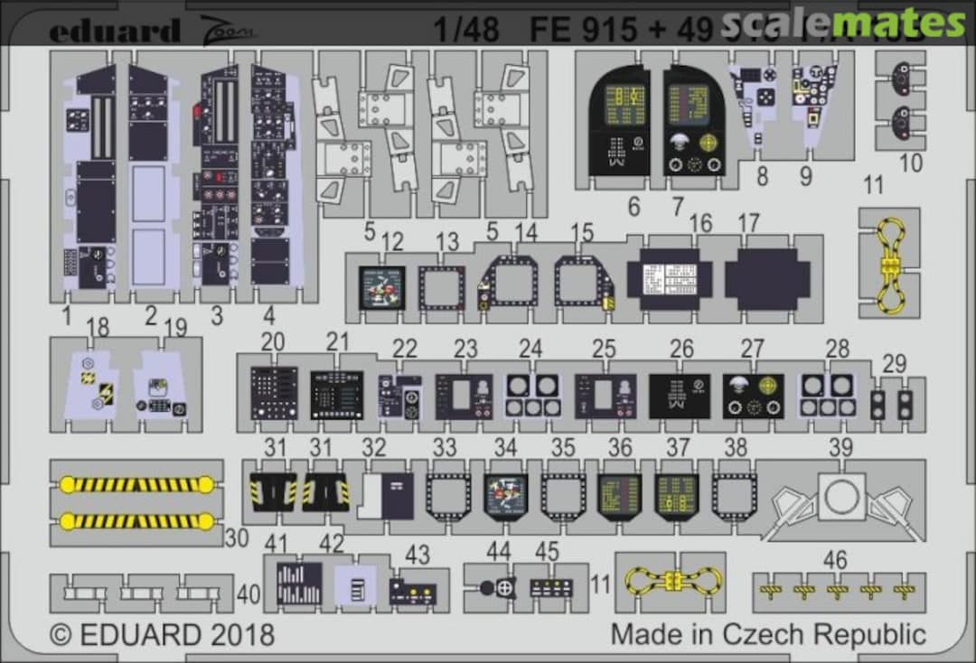 Boxart F/A-18B interior 49915 Eduard