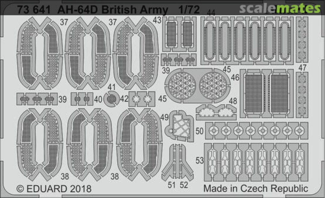 Boxart AH-64D British Army 73641 Eduard