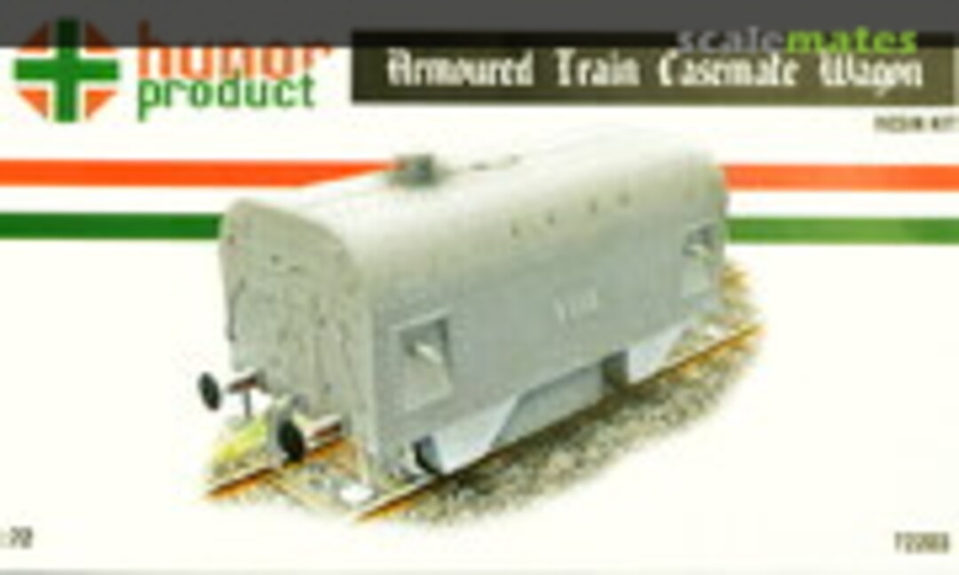 1:72 Armoured Train Casemate Wagon (Hunor Product 72203)