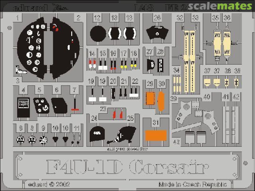 Boxart F4U-1D Corsair FE215 Eduard