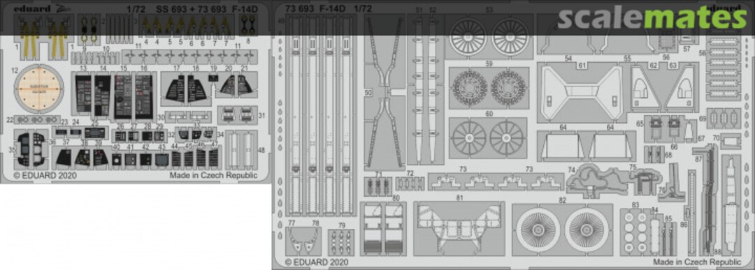 Boxart F-14D GREAT WALL HOBBY 73693 Eduard