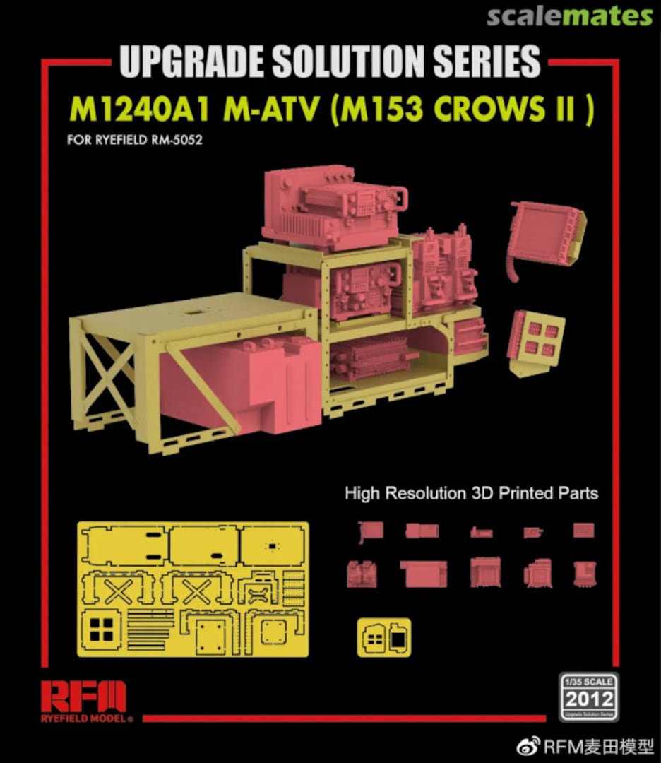 Boxart M1240A1 M-ATV upgrade set RM-2012 Rye Field Model