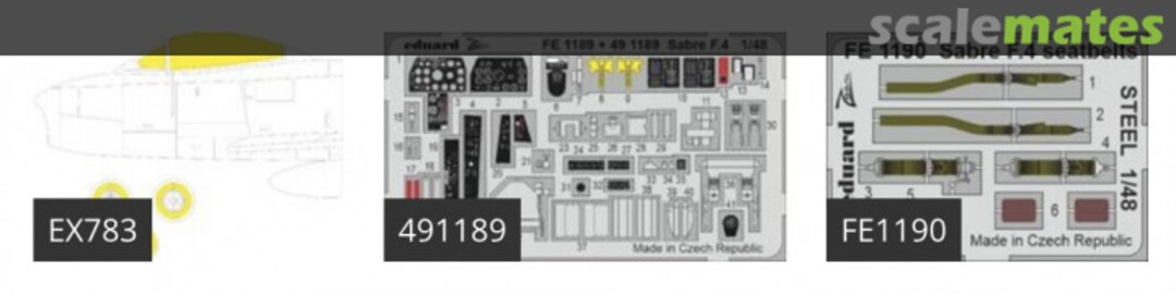 Contents Sabre F.4 BIG49295 Eduard