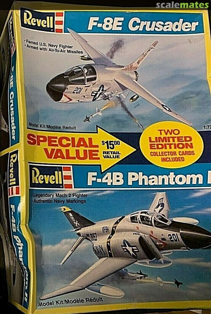 Boxart F-8E Crusader & F-4B Phantom II 6167 Revell