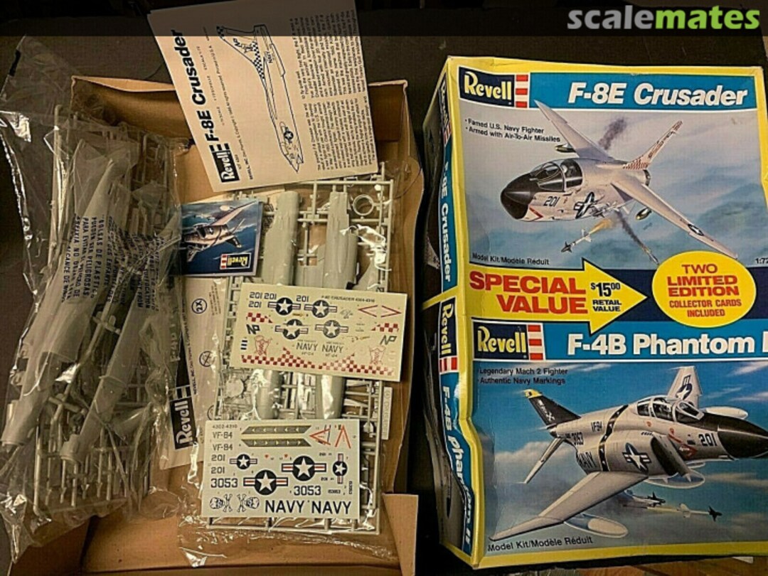 Contents F-8E Crusader & F-4B Phantom II 6167 Revell