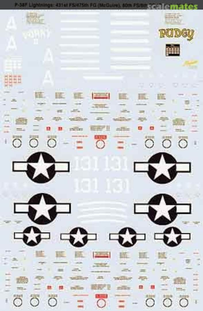 Boxart P-38F Lightnings 48-1160 Microscale