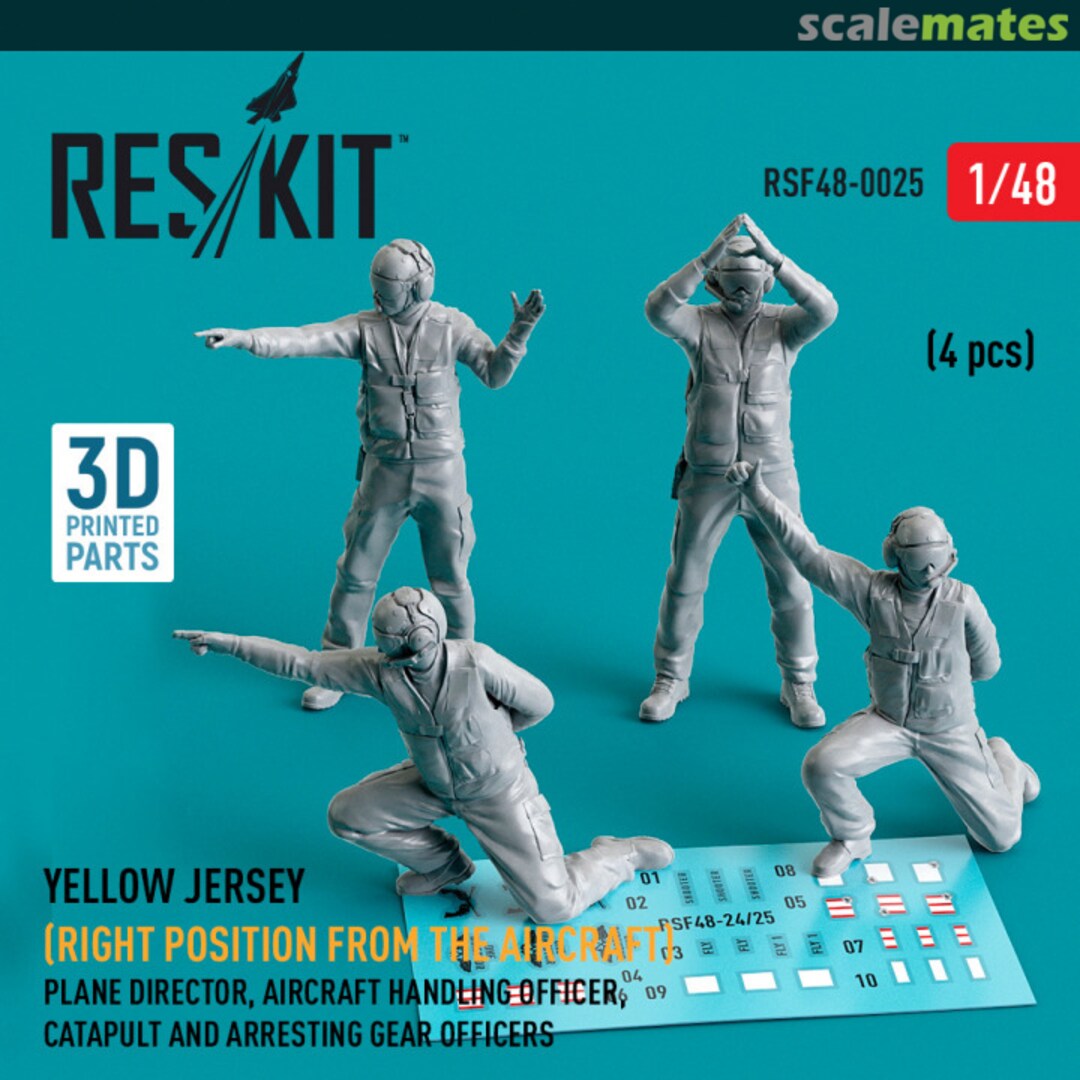 Boxart Yellow jersey (Right position from the aircraft) RSF48-0025 ResKit