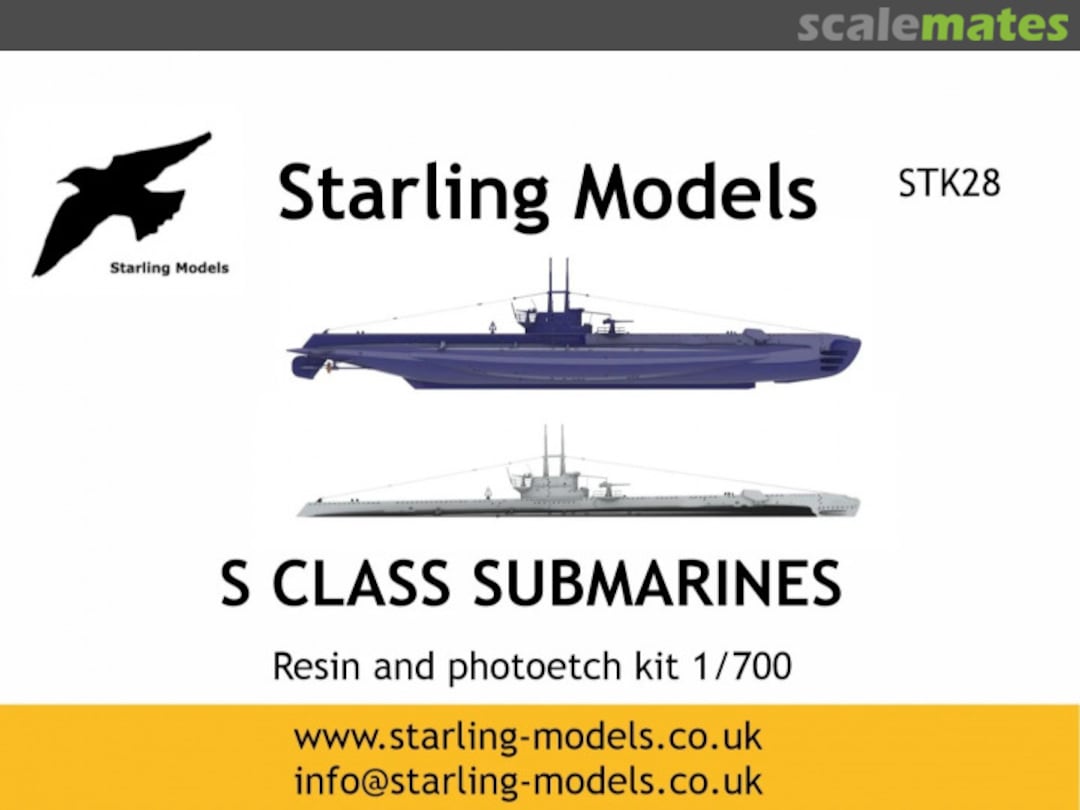 Boxart S Class Submarines STK28 Starling Models