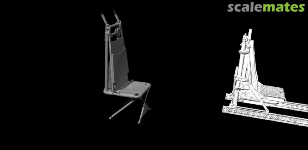 Boxart Trooper seat for SH-60, MH-60 and UH-60, without seat belt 480322 Reedoak